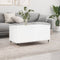vidaXL - Salontafel - 90x44,5x45 - cm - bewerkt - hout - hoogglans - wit