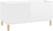 vidaXL - Salontafel - 90x44,5x45 - cm - bewerkt - hout - hoogglans - wit