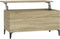 vidaXL - Salontafel - 90x44,5x45 - cm - bewerkt - hout - sonoma - eikenkleurig