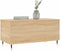 vidaXL - Salontafel - 90x44,5x45 - cm - bewerkt - hout - sonoma - eikenkleurig