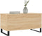 vidaXL - Salontafel - 90x44,5x45 - cm - bewerkt - hout - sonoma - eikenkleurig