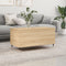 vidaXL - Salontafel - 90x44,5x45 - cm - bewerkt - hout - sonoma - eikenkleurig