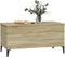 vidaXL - Salontafel - 90x44,5x45 - cm - bewerkt - hout - sonoma - eikenkleurig