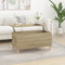 vidaXL - Salontafel - 90x44,5x45 - cm - bewerkt - hout - sonoma - eikenkleurig