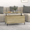 vidaXL - Salontafel - 90x44,5x45 - cm - bewerkt - hout - sonoma - eikenkleurig