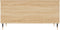 vidaXL - Salontafel - 90x44,5x45 - cm - bewerkt - hout - sonoma - eikenkleurig