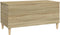 vidaXL - Salontafel - 90x44,5x45 - cm - bewerkt - hout - sonoma - eikenkleurig