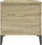 vidaXL - Salontafel - 90x44,5x45 - cm - bewerkt - hout - sonoma - eikenkleurig