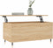 vidaXL - Salontafel - 90x44,5x45 - cm - bewerkt - hout - sonoma - eikenkleurig