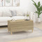 vidaXL - Salontafel - 90x44,5x45 - cm - bewerkt - hout - sonoma - eikenkleurig