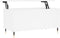 vidaXL - Salontafel - 90x44,5x45 - cm - bewerkt - hout - wit