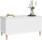 vidaXL - Salontafel - 90x44,5x45 - cm - bewerkt - hout - wit