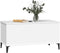vidaXL - Salontafel - 90x44,5x45 - cm - bewerkt - hout - wit