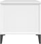 vidaXL - Salontafel - 90x44,5x45 - cm - bewerkt - hout - wit