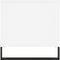 vidaXL - Salontafel - 90x44,5x45 - cm - bewerkt - hout - wit