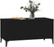 vidaXL - Salontafel - 90x44,5x45 - cm - bewerkt - hout - zwart