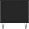 vidaXL - Salontafel - 90x44,5x45 - cm - bewerkt - hout - zwart