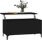 vidaXL - Salontafel - 90x44,5x45 - cm - bewerkt - hout - zwart