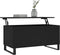 vidaXL - Salontafel - 90x44,5x45 - cm - bewerkt - hout - zwart