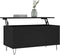 vidaXL - Salontafel - 90x44,5x45 - cm - bewerkt - hout - zwart