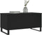 vidaXL - Salontafel - 90x44,5x45 - cm - bewerkt - hout - zwart