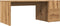vidaXL - Salontafel - 90x45x35 - cm - bewerkt - hout - artisan - eikenkleurig
