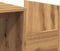 vidaXL - Salontafel - 90x45x35 - cm - bewerkt - hout - artisan - eikenkleurig