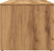 vidaXL - Salontafel - 90x45x35 - cm - bewerkt - hout - artisan - eikenkleurig