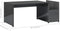 vidaXL - Salontafel - 90x45x35 - cm - bewerkt - hout - hoogglans - grijs