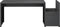 vidaXL - Salontafel - 90x45x35 - cm - bewerkt - hout - hoogglans - grijs