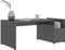 vidaXL - Salontafel - 90x45x35 - cm - bewerkt - hout - hoogglans - grijs
