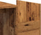 vidaXL - Salontafel - 90x45x35 - cm - bewerkt - hout - oud - houtkleurig