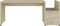 vidaXL - Salontafel - 90x45x35 - cm - bewerkt - hout - sonoma - eikenkleurig
