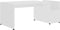 vidaXL - Salontafel - 90x45x35 - cm - bewerkt - hout - wit