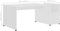 vidaXL - Salontafel - 90x45x35 - cm - bewerkt - hout - wit