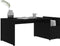 vidaXL - Salontafel - 90x45x35 - cm - bewerkt - hout - zwart