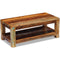 vidaXL - Salontafel - 90x45x35 - cm - massief - gerecycled - hout