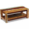 vidaXL - Salontafel - 90x45x35 - cm - massief - gerecycled - hout