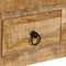 vidaXL - Salontafel - 90x45x35 - cm - massief - mangohout