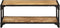 vidaXL - Salontafel - 90x45x35 - cm - massief - ruw - mangohout