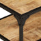 vidaXL - Salontafel - 90x45x35 - cm - massief - ruw - mangohout