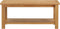 vidaXL - Salontafel - 90x45x40 - cm - massief - eikenhout