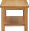 vidaXL - Salontafel - 90x45x40 - cm - massief - eikenhout