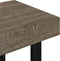 vidaXL - Salontafel - 90x45x40 - cm - MDF - en - ijzer - grijs - en - zwart