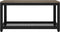vidaXL - Salontafel - 90x45x45 - cm - MDF - en - ijzer - grijs - en - zwart