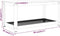 vidaXL - Salontafel - 90x45x45 - cm - MDF - en - ijzer - grijs - en - zwart