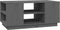 vidaXL - Salontafel - 90x49x40,5 - cm - massief - grenenhout - grijs