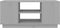 vidaXL - Salontafel - 90x49x40,5 - cm - massief - grenenhout - grijs
