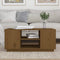 vidaXL - Salontafel - 90x49x40,5 - cm - massief - grenenhout - honingbruin