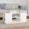 vidaXL - Salontafel - 90x49x40,5 - cm - massief - grenenhout - wit